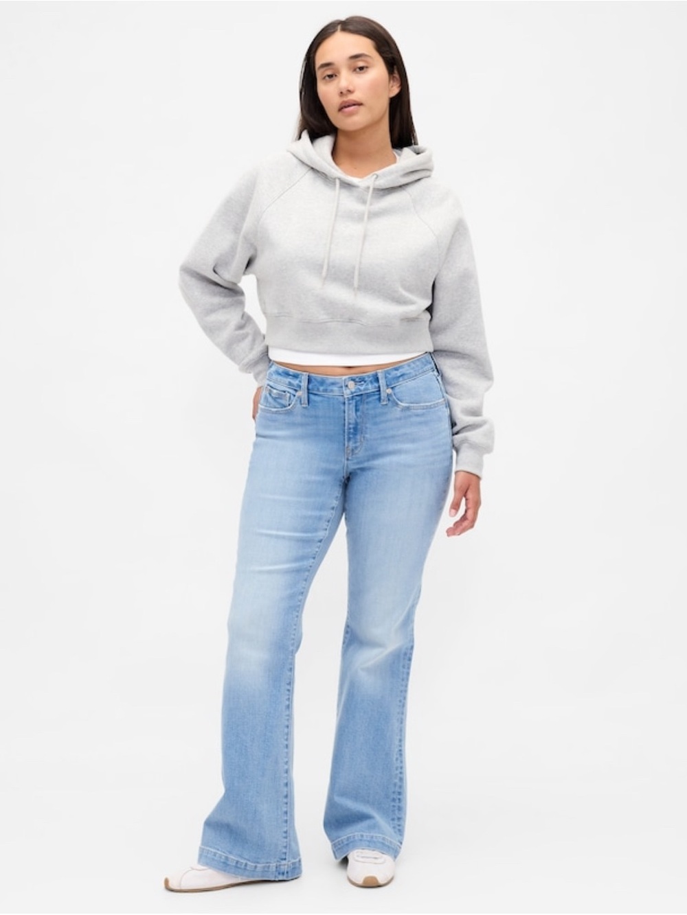 Curvy Low Rise Long & Lean Jeans - Blue